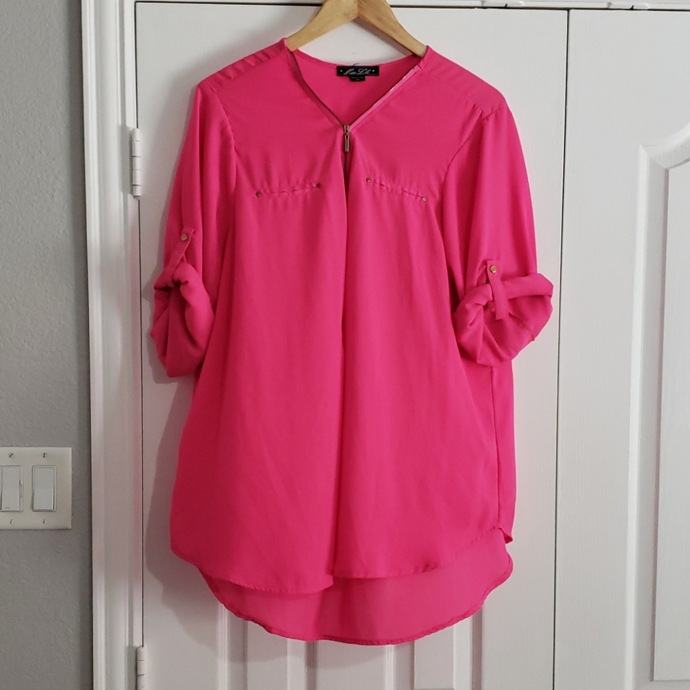 Miss Lili Pink Blouse